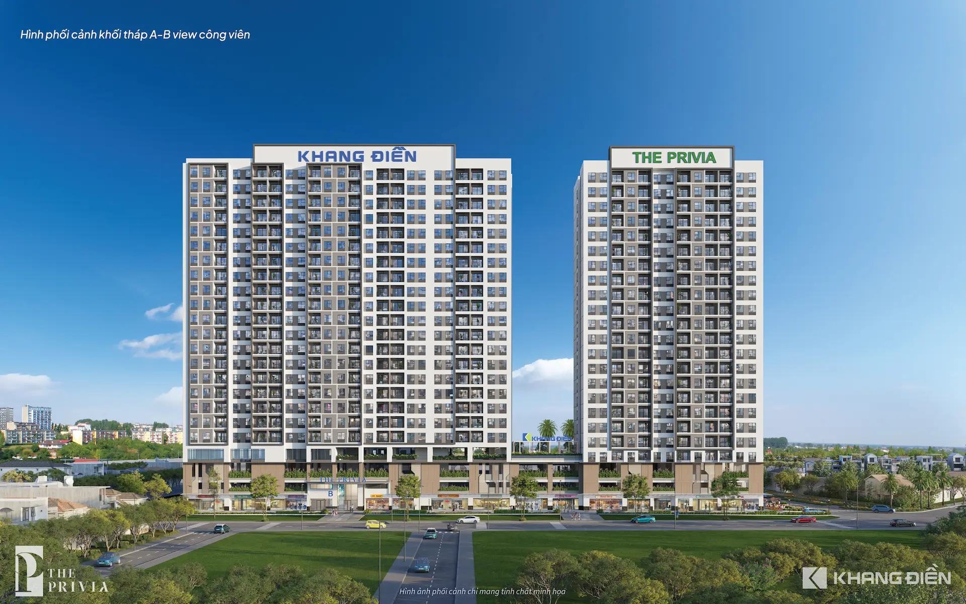 phối cảnh the privia khang điền